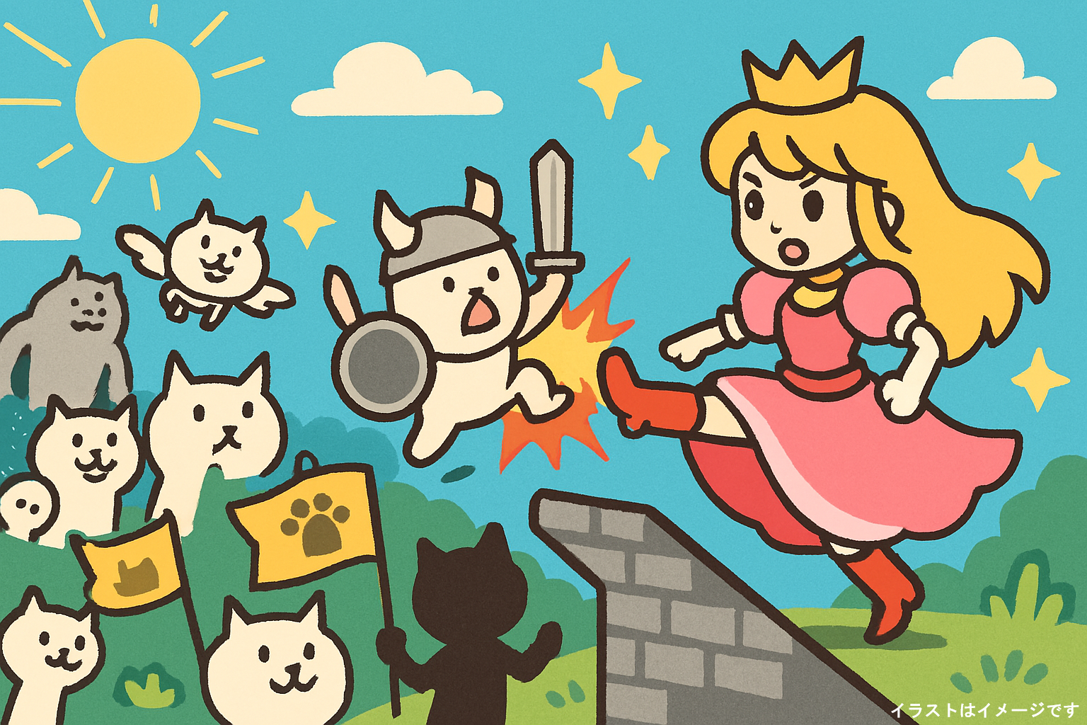 にゃんこ大戦争】ケリ姫コラボイベント攻略と最新情報 - 一般人のゲーム動画 アーカイブ